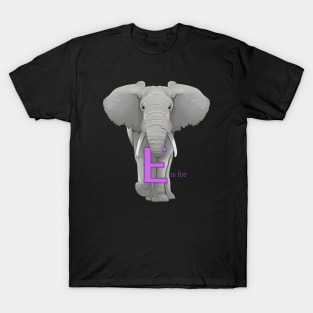 E is for Elephant T-Shirt